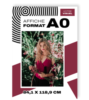 Affiche A0 (84 × 118,9 cm) - Ref AFA0