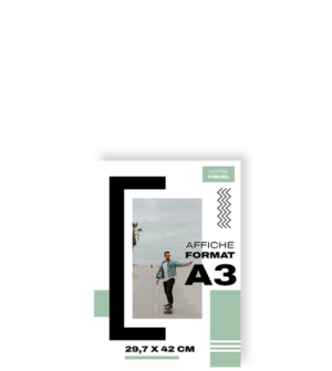 Affiche A3 (29,7 × 42 cm) - Ref AFA3
