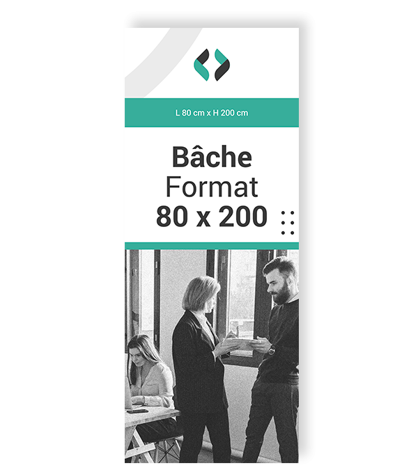 Bâche 80x200 - Ref BA80200