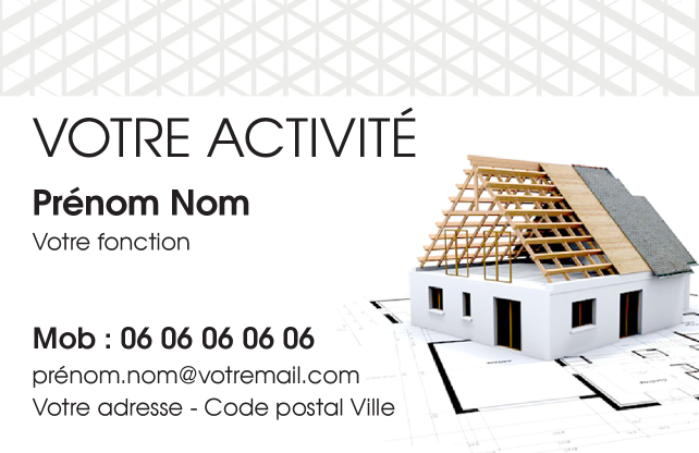 Carte de visite Architecte CV-B15224