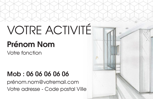Carte de visite Architecte CV-B15224