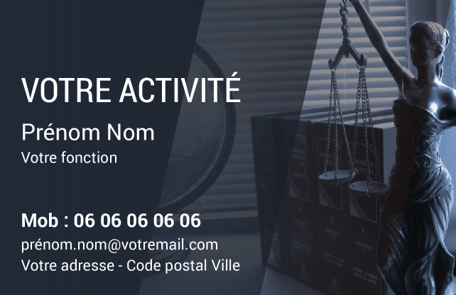 Carte de visite Avocat CV-B15226