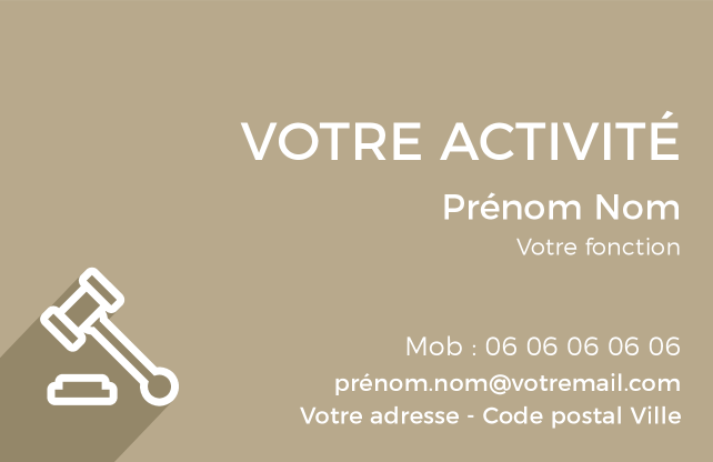 Carte de visite Avocat CV-B15236