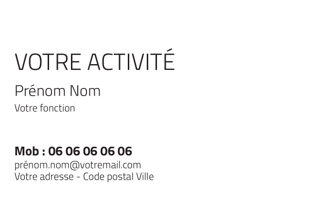 Carte de visite Bijoutier CV-B15231