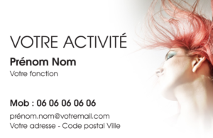 Carte de visite Coiffeur CV-B15224