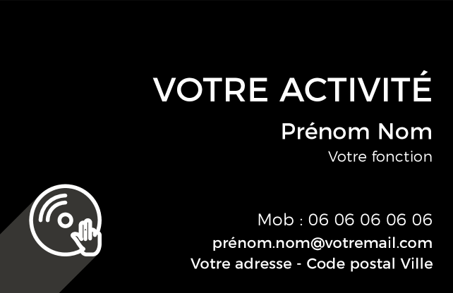 Carte de visite DJ CV-B15236