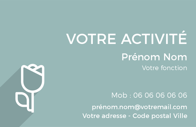Carte de visite Fleuriste CV-B15236