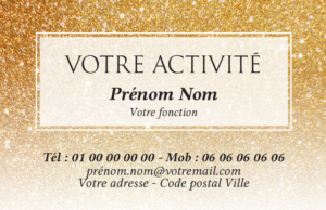 Carte de visite Maquilleur CV-B15235