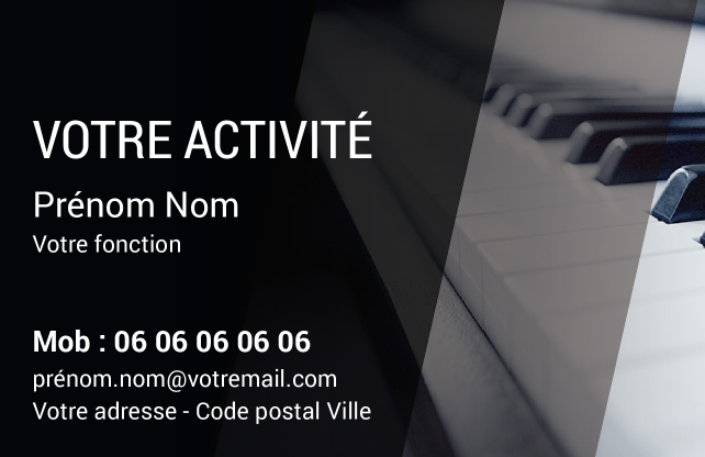 Carte de visite Musique CV-B15226