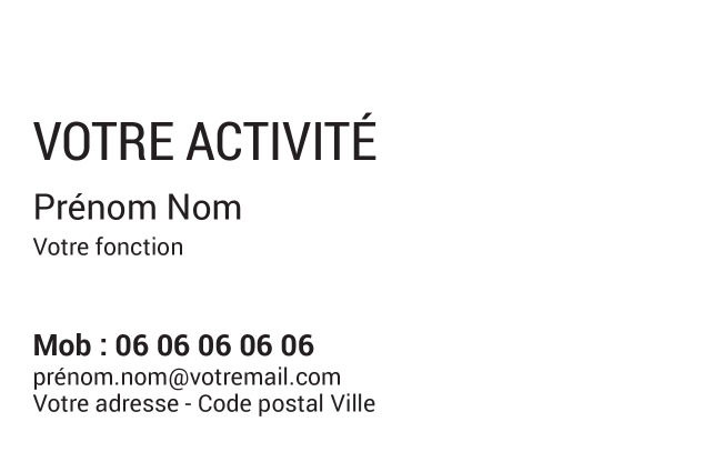 Carte de visite Onglerie CV-B15316