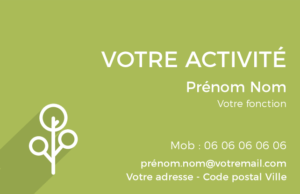 Carte de visite Paysagiste CV-B15236