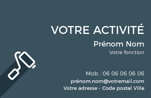 Carte de visite Peintre CV-B15236