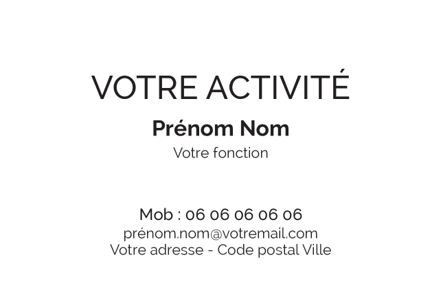 Carte de visite Peintre CV-B15317