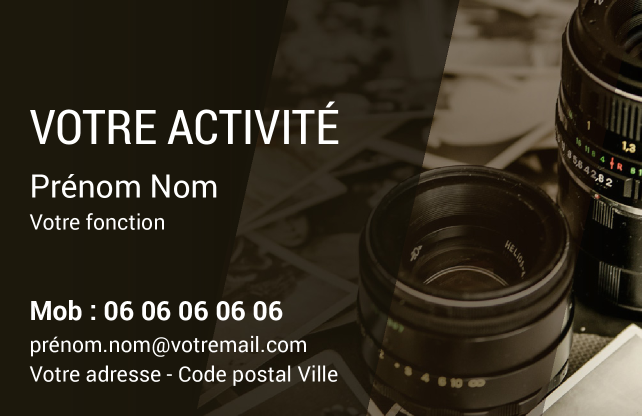 Carte de visite Photographe CV-B15226