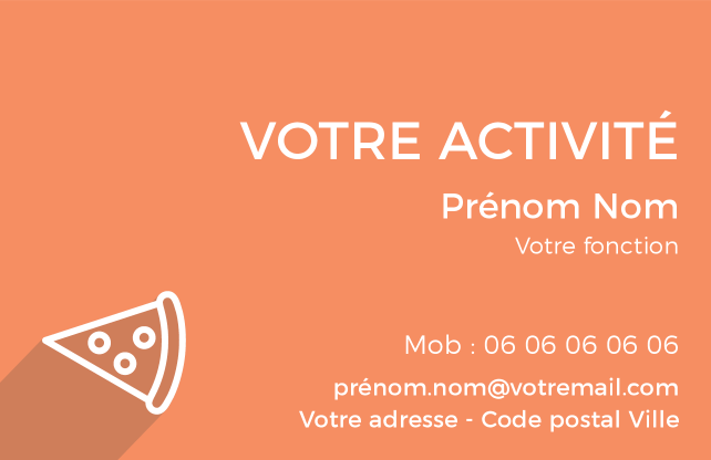 Carte de visite Pizzeria CV-B15236