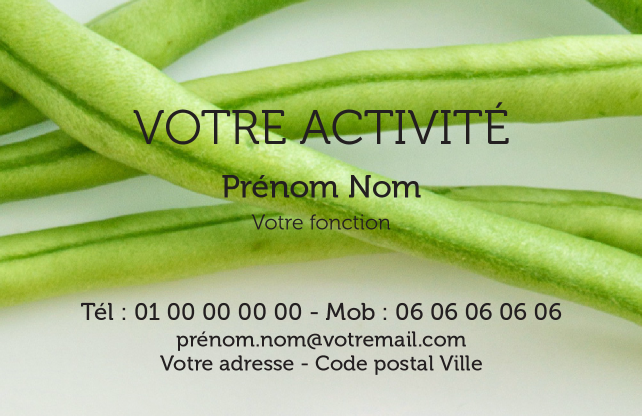 Carte de visite Primeur CV-B15232