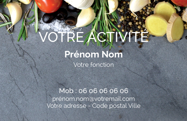 Carte de visite Primeur CV-B15233