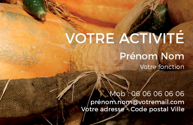 Carte de visite Primeur CV-B15236