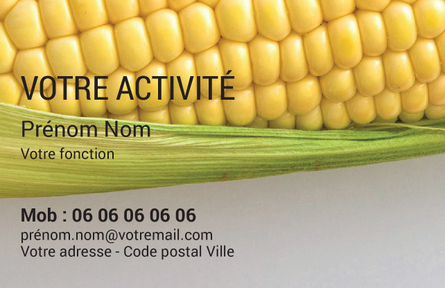 Carte de visite Primeur CV-B15316