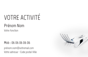 Carte de visite Restaurant CV-B15228