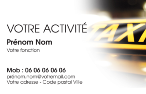 Carte de visite Taxi CV-B15224
