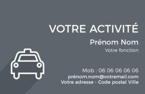 Carte de visite Taxi CV-B15236