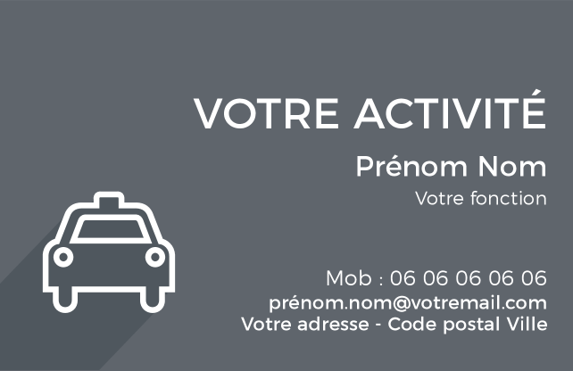 Carte de visite Taxi CV-B15236