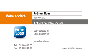 Carte de visite - Ref CV-A53