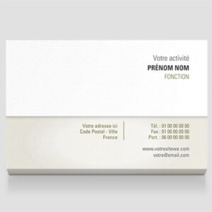 Carte de visite grand format - Ref CV-D11373