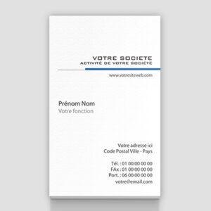 Carte de visite verticale - Ref CV-G11573