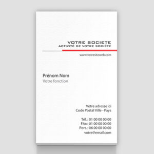 Carte de visite verticale - Ref CV-G11574