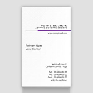 Carte de visite verticale - Ref CV-G11576