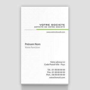 Carte de visite verticale - Ref CV-G11577