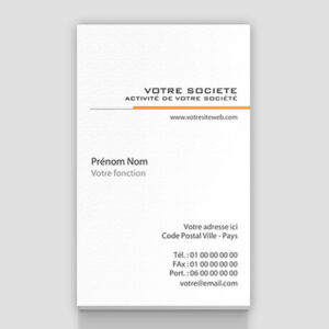 Carte de visite verticale - Ref CV-G11578