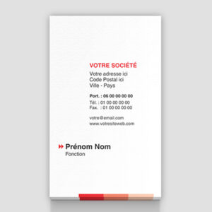 Carte de visite verticale - Ref CV-G11594