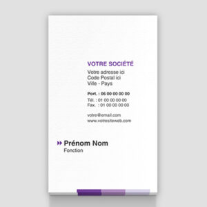 Carte de visite verticale - Ref CV-G11595
