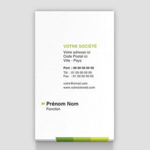Carte de visite verticale - Ref CV-G11596