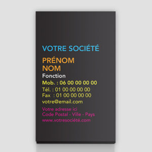 Carte de visite verticale - Ref CV-G11622