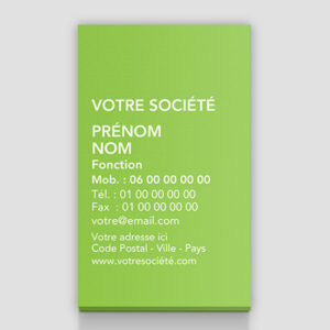 Carte de visite verticale - Ref CV-G11624
