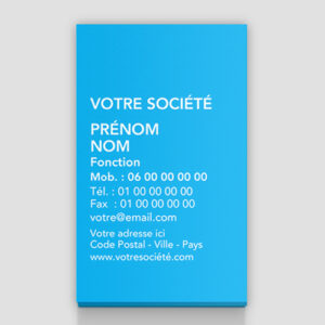 Carte de visite verticale - Ref CV-G11625