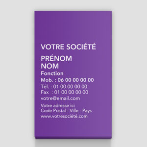 Carte de visite verticale - Ref CV-G11627
