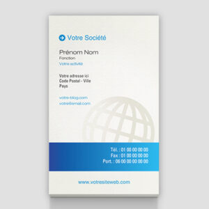Carte de visite verticale - Ref CV-G11633