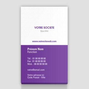 Carte de visite verticale - Ref CV-G11644