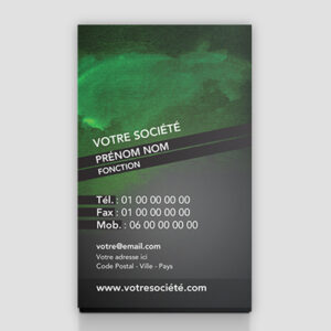 Carte de visite verticale - Ref CV-G11654