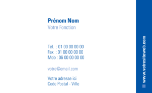 Carte de visite - Ref CV-A4812