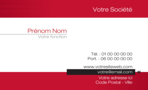 Carte de visite - Ref CV-A6396