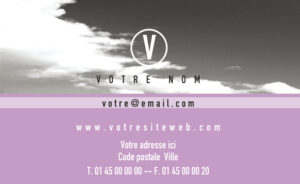 Carte de visite gratuite - Ref CV-A8024-GR