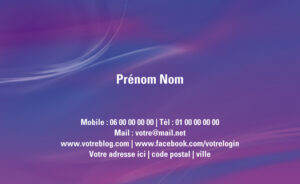 Carte de visite gratuite - Ref CV-A9188-GR