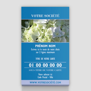 Carte de visite verticale - Ref CV-G9991