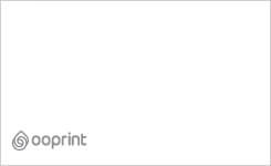 Dos blanc avec logo Ooprint